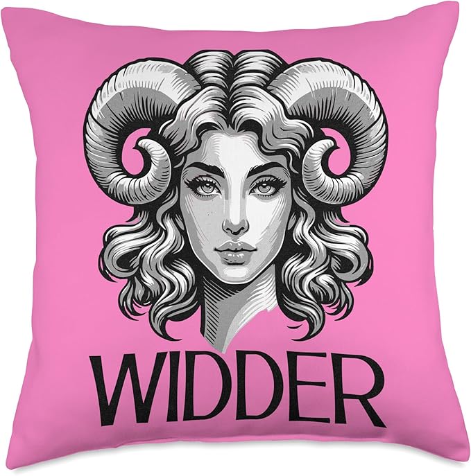 Astrological Sign Aries Birthday March April Ascendant Throw Pillow - Aries Pillow for men