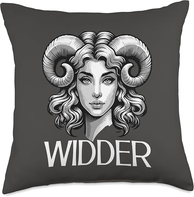 Astrological Sign Aries Birthday March April Ascendant Throw Pillow - Aries Pillow for men