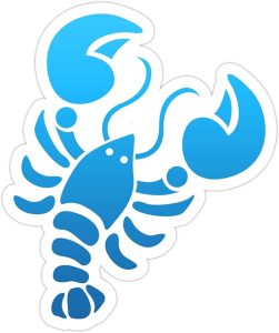 Cancer Zodiac Sign Sticker, Laptop Water Bottle Tumbler Car Truck Bumper Helmet Tablet Phone Gift Wall Window Sticker (4 Inches (Large), Glossy White) - Cancer Car Accessories for men