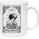 GIFTS INFINITY Zodiac, Horoscope Signs Available 11 oz. Traditional Ceramic Custom Mugs (Aquarius) - Aquarius Mug for men