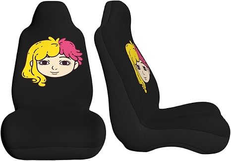 Gemini Character Horoscope Car Seat Covers Front Seat Covers Protector Car Interior Decor Set of 2 Fit Most Car Seat Covers for Car SUV Truck Sedan - Aries Car Seat Cover for men