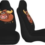 Cartoon Taurus Constellation Car Seat Covers Front Seat Covers Protector Car Interior Decor Set of 2 Fit Most Car Seat Covers for Car SUV Truck Sedan - Aquarius Car Seat Cover for men