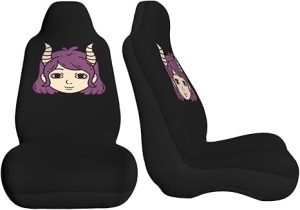 Taurus Character Horoscope Car Seat Covers Front Seat Covers Protector Car Interior Decor Set of 2 Fit Most Car Seat Covers for Car SUV Truck Sedan - Aquarius Car Seat Cover for men