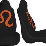 Zodiac Sign Leo Symbol Car Seat Covers Front Seat Covers Protector Car Interior Decor Set of 2 Fit Most Car Seat Covers for Car SUV Truck Sedan - Aquarius Car Seat Cover for men