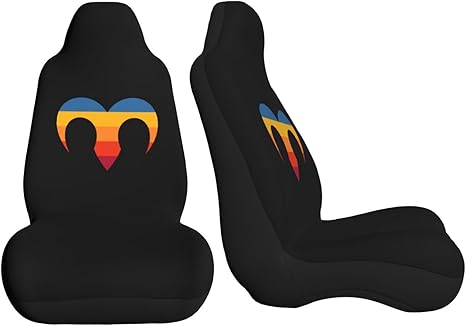 Zodiac Sign Aries Symbol Car Seat Covers Front Seat Covers Protector Car Interior Decor Set of 2 Fit Most Car Seat Covers for Car SUV Truck Sedan - Aries Car Seat Cover for men