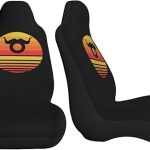 Zodiac Sign Taurus Symbol Car Seat Covers Front Seat Covers Protector Car Interior Decor Set of 2 Fit Most Car Seat Covers for Car SUV Truck Sedan - Aquarius Car Seat Cover for men