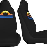 Zodiac Sign Libra Symbol Car Seat Covers Front Seat Covers Protector Car Interior Decor Set of 2 Fit Most Car Seat Covers for Car SUV Truck Sedan - Aquarius Car Seat Cover for men