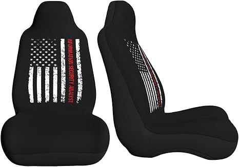 Information Security Analyst USA Flag Car Seat Covers Front Seat Covers Protector Car Interior Decor Set of 2 Fit Most Car Seat Covers for Car SUV Truck Sedan - Aries Car Seat Cover for men