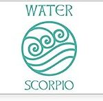 CafePress Water Sign Symbol Astrology Scorpio Bumper Sticker Sticker (Bumper 50 pk) - Scorpio Sticker for men