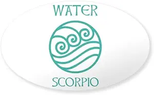 CafePress Water Sign Symbol Astrology Scorpio Sticker Oval Car Bumper Sticker(10-Pack) - Scorpio Sticker for men