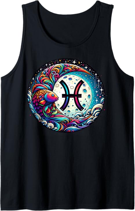Astrology Enthusiasts - Pisces Moon Sign Artwork - Pisces T-Shirt for men