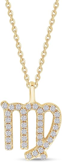 SAVEARTH DIAMONDS - Virgo Necklace for men