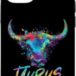 iPhone 15 Watercolor Taurus Symbol Zodiac Sign Astrology Horoscope Case - Taurus Phone Case for men