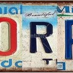 SCORPIO Zodiac Sign Star Sign Vintage Metal Tin Sign, Street Sign, Home Decor, Room Decor, Wall Decor, Bathroom Decor, Bar Decor, Cafe Decor, Garage Decor, 16 x 4 Inch - Scorpio Canvas for men