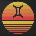 QIZYOQA Zodiac Sign Gemini Symbol Canvas Wall Art 12x16 Inch Unframe Canvas Print Wall Art Decor For Home Living Room Bedroom Bathroom - Gemini Canvas for men