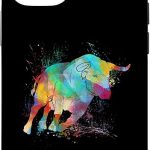 iPhone 15 Watercolor Taurus Symbol Zodiac Sign Astrology Horoscope Case - Taurus Phone Case for men
