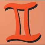 QIZYOQA Zodiac Sign Gemini Symbol Canvas Wall Art 12x16 Inch Unframe Canvas Print Wall Art Decor For Home Living Room Bedroom Bathroom - Gemini Canvas for men