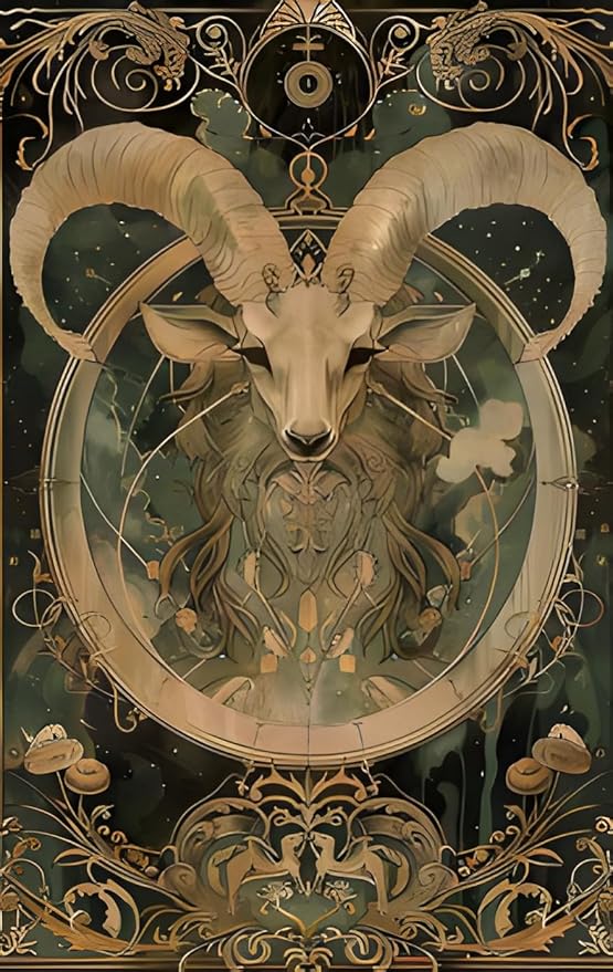 Twelve Constellations Aries Zodiac Metal Tin Sign,Celestial Star Sign Home Decor,Retro Astrology Wall Art for Living Room,Bar,ManCave,Vintage Horoscope Plaque for Astrology Lovers 12x8inch - Aries for men