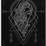 BAOCT The Virgo Constellation Canvas Posters Wall Art Bedroom Office Room Decor Gift Unframed 20x30inch - Virgo Poster for men