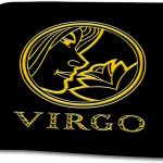 3dRose Bathroom Bath Rug Mat - Virgo Zodiac Symbol. Image of a Woman in a Round Frame. Gift, Charm Alexis Design - Zodiac - Virgo Car Floor Mat for men