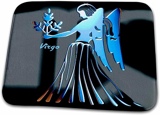 3dRose Bathroom Bath Rug Mat - Virgo Zodiac Sign Zodiac Signs Horoscope - Virgo Car Floor Mat for men