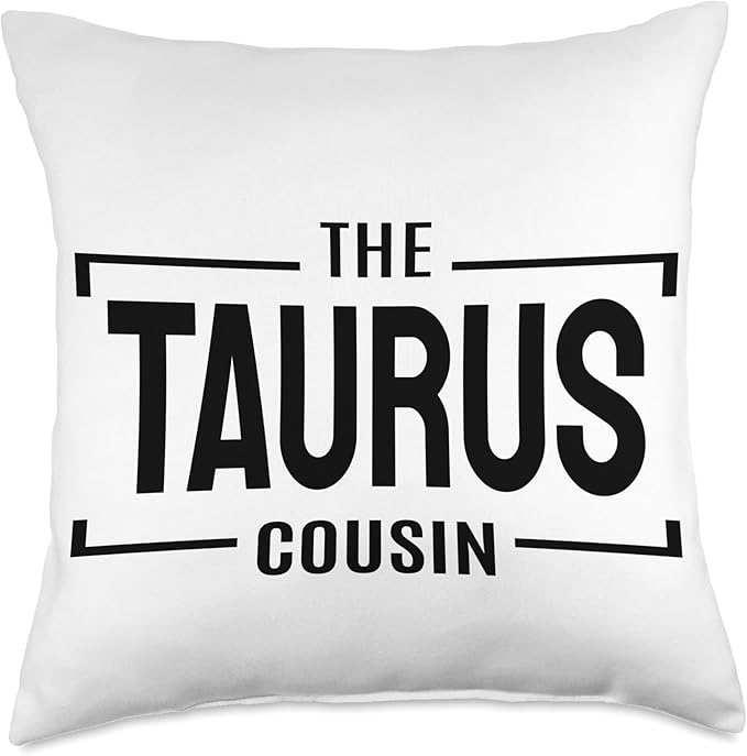 Taurus April May birthday zodiac sign Taurus's men and women Throw Pillow - Taurus Pillow for men
