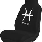 Pisces Sign Universal Truck SUV Car Seat Cover Set Car Interior Seat Covers - Aquarius Car Seat Cover for men