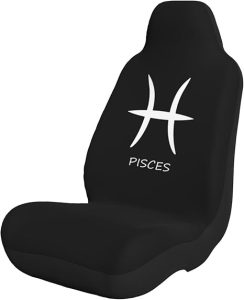 Pisces Sign Universal Truck SUV Car Seat Cover Set Car Interior Seat Covers - Aquarius Car Seat Cover for men