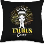Taurus April May birthday zodiac sign Taurus's men and women Throw Pillow - Taurus Pillow for men