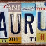 TAURUS - Zodiac Sign Vintage Metal Tin Sign, License Plate, Home Decor, Room Decor, Wall Decor, Bathroom Decor, Bar Decor, Cafe Decor, Garage Decor, 12 x 6 Inch - Taurus Products for men