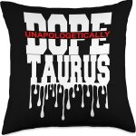 Taurus April May birthday zodiac sign Taurus's men and women Throw Pillow - Taurus Pillow for men