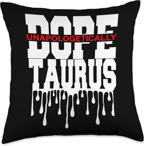 Taurus April May birthday zodiac sign Taurus's men and women Throw Pillow - Taurus Pillow for men