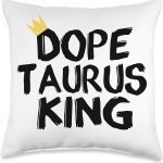 Taurus April May birthday zodiac sign Taurus's men and women Throw Pillow - Taurus Pillow for men