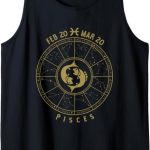 Mystic Zodiac Art Designs - Pisces T-Shirt for men
