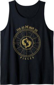 Mystic Zodiac Art Designs - Pisces T-Shirt for men