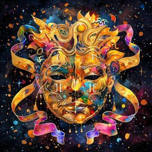 Zodiac Sign Gemini with Golden Mask DIY 5D Diamond Paint Kits for Adults Easy for Beginner Round Full Drill Diamond Art Painting Gems Cross Stitch Mosaic Craft for Home Decor 14x14inch（3） - Gemini Canvas for men