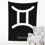 NUSDB Gemini Sign Wall Tapestry For Bedroom Home Dorm Decor Large Tapestries 90" X 60" - Gemini Blanket for men