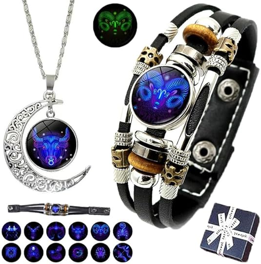 Spiritio Zodiac Leather Bracelet, Zodiac Signs Spirit Bracelet, Spirilet Bracelet Zodiac Manifestation, Multilayer Adjustable Zodiac Spirit Bracelet for Manifestation for Women Men - Aries Bracelet for men