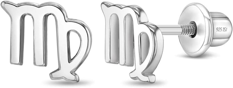 In Season Jewelry - Virgo Earrings for men