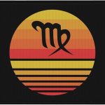 Zodiac Sign Virgo Symbol Bathroom Rugs Bath Mat Soft Cozy and Absorbent Bath Rug, Non Slip Bath Mat for Bathroom Door, Shower, and Tub 24x16 in Bath Rug - Virgo Car Floor Mat for men