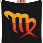 Zodiac Sign Virgo Symbol Throw Blanket for Couch Bed Sofa Throw Blanket for Men Women 40"x30" Blankets - Virgo Blanket for men