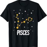Astrology Constellation Star Sign Gifts - Pisces T-Shirt for men