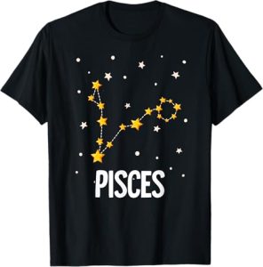 Astrology Constellation Star Sign Gifts - Pisces T-Shirt for men