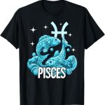 Astrology Constellation Star Sign Gifts - Pisces T-Shirt for men