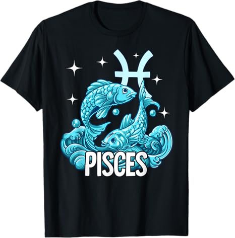 Astrology Constellation Star Sign Gifts - Pisces T-Shirt for men