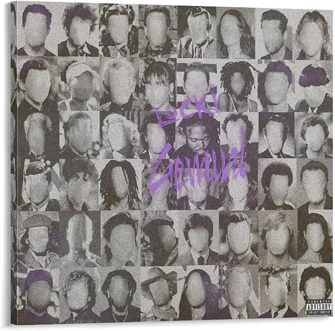 Lucki GEMINI 2 Canvas Poster Bedroom Decoration Landscape Office Valentine's Birthday Gift Frame-style12x12inch(30x30cm) - Gemini Canvas for men