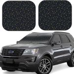 Car Windshield Sun Shade - Constellation Foldable Sun Visor for Car, Car Sun Shade Offers Full Protection Keep Cool with Car SUV Interior - Aries Car Ornament for men