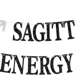 Big Sagittarius Energy Banner, Sagittarius Birthday Decor, Sagittarius Season, Horoscope Astrology Decorations, 12 Constellation Zodiac Birthday Party Supplies - Sagittarius Home Decor for men