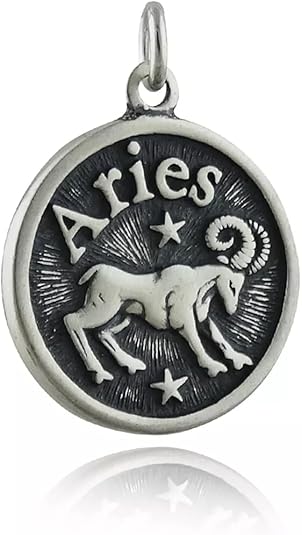 Aries Sign Zodiac Charm With ous Trait 925 Sterling Silver Decoration Accessories Pendant Charm For Making Bracelets Necklace Earrings Jewelry DIY - Aries Ring for men