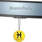 HappyBalls Pisces Zodiac Birth Sign Car Rear-View Mirror Hanger Auto Accessory - Pisces Car Accessories for men